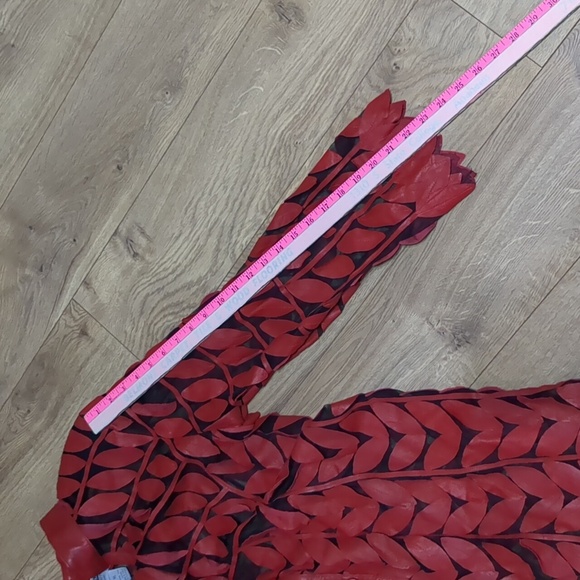 Stillman Studio New York Vintage Red Coat cut out size XL - Picture 6 of 12